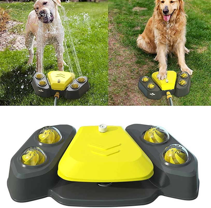 Paw Activated Drinking Fountain Sprinkler for Dogs