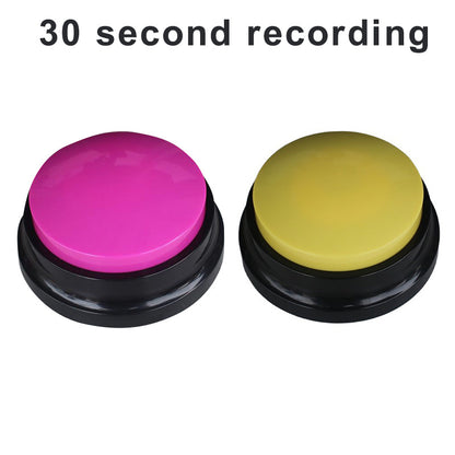 Recordable Talking Button Dog Training Toy