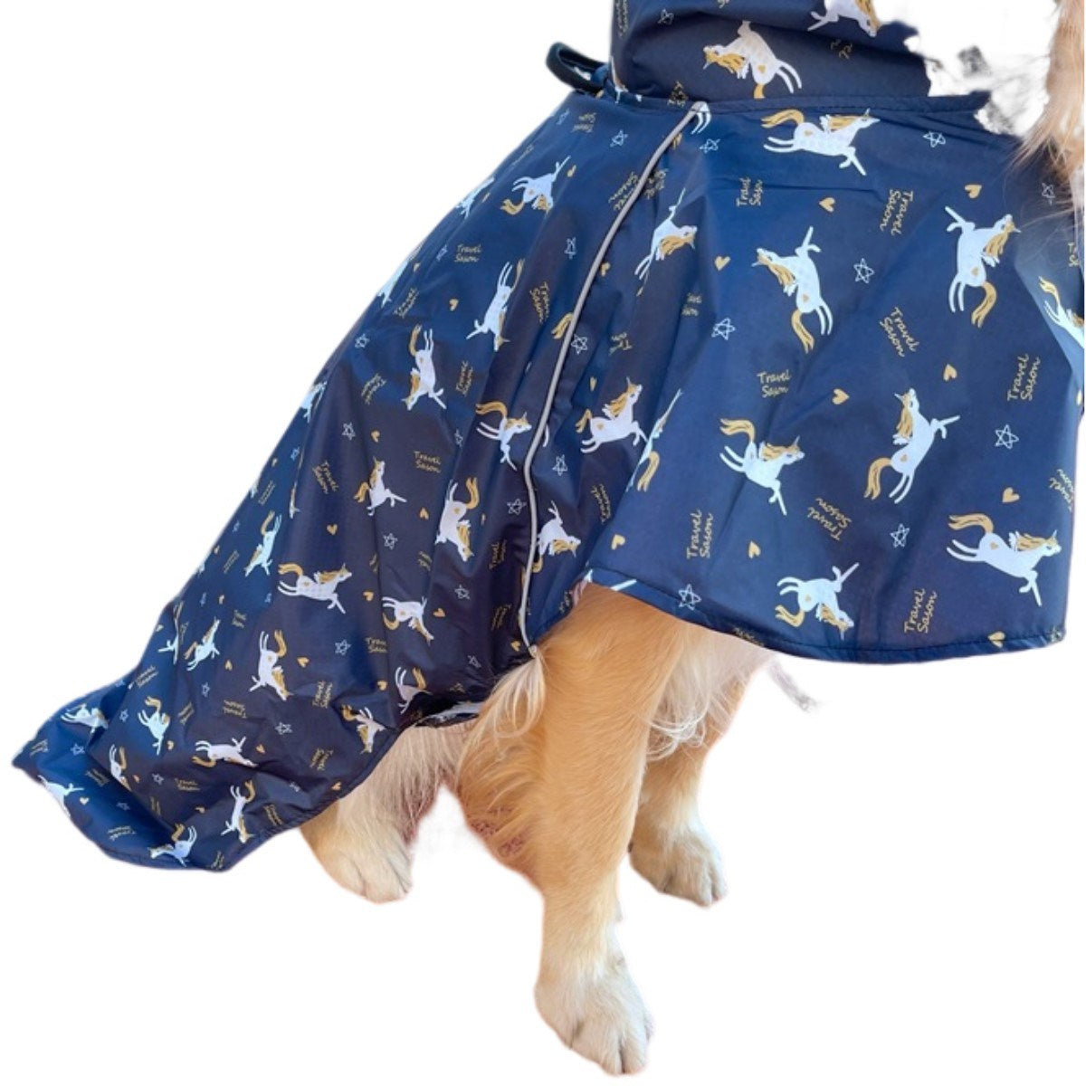 Cute Character Hooded Rain Poncho Cape for Dogs