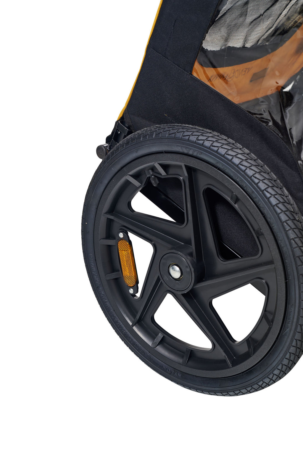 Heavy Duty Bicycle Trailer for Dogs - Yellow