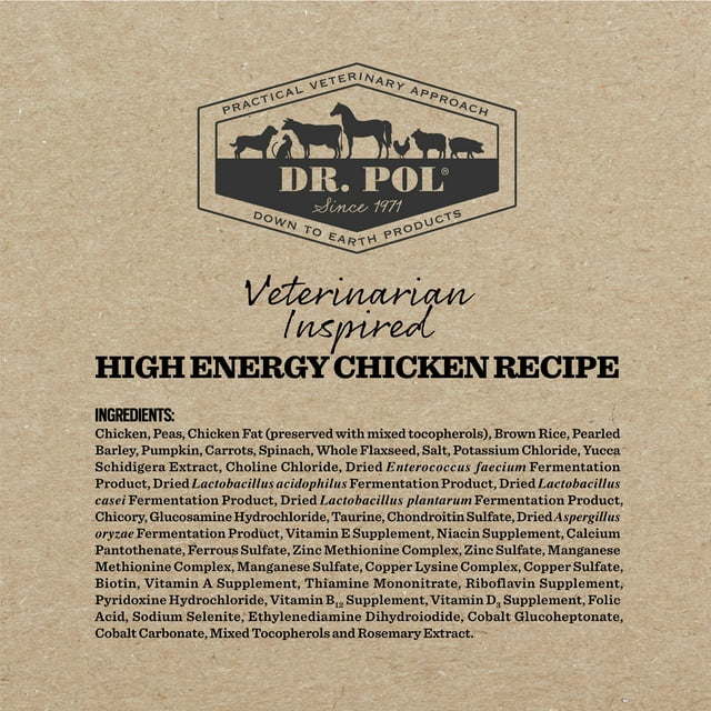 Dr. Pol's High Energy Chicken Recipe Dry Dog Food