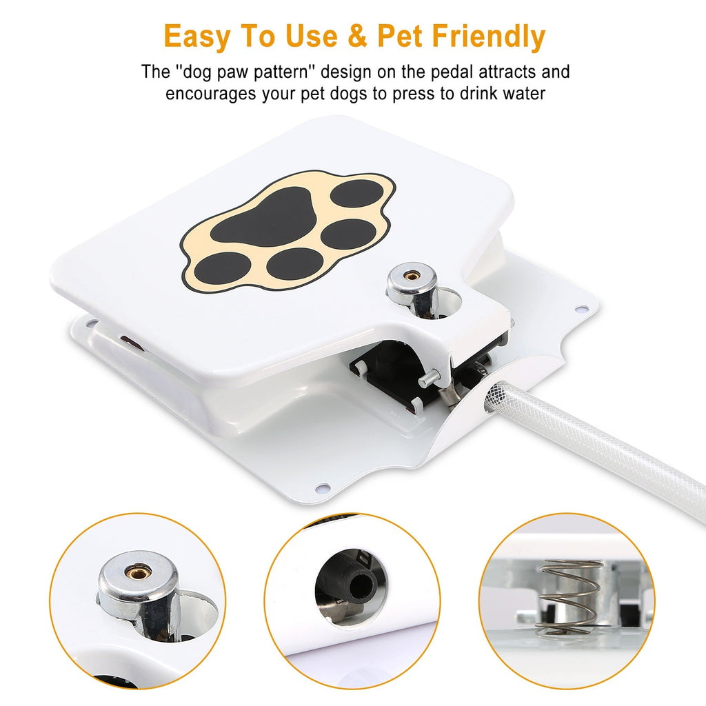 Outdoor Dog Water Sprinkler with Paw Control