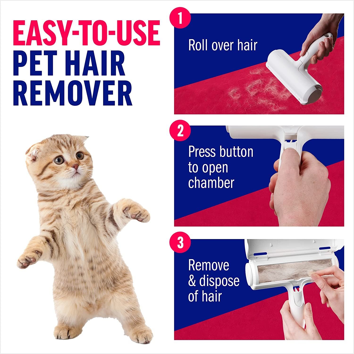 Reusable and Easy Clean Dog and Cat Hair Remover