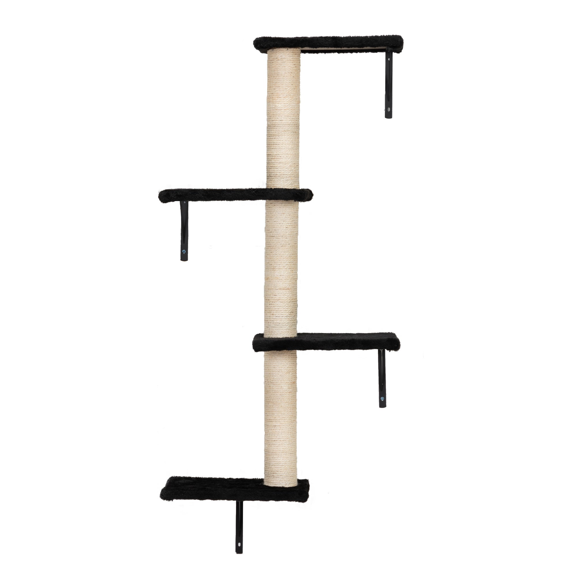 Wall Mounted Activity Tree with Scratching Post for Cats