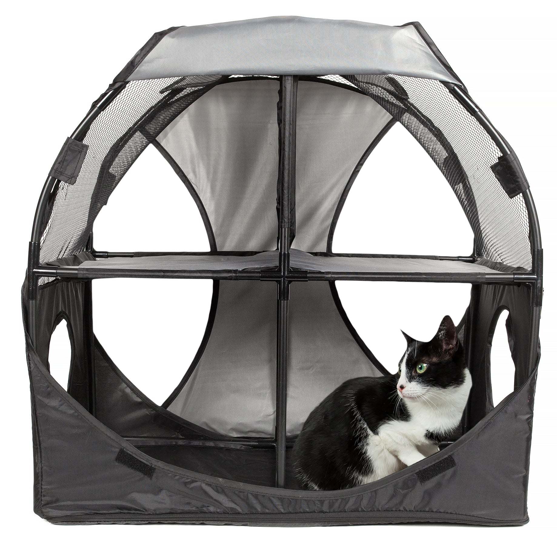 Pet Life - Kitty-Play Collapsible Cat Playhouse