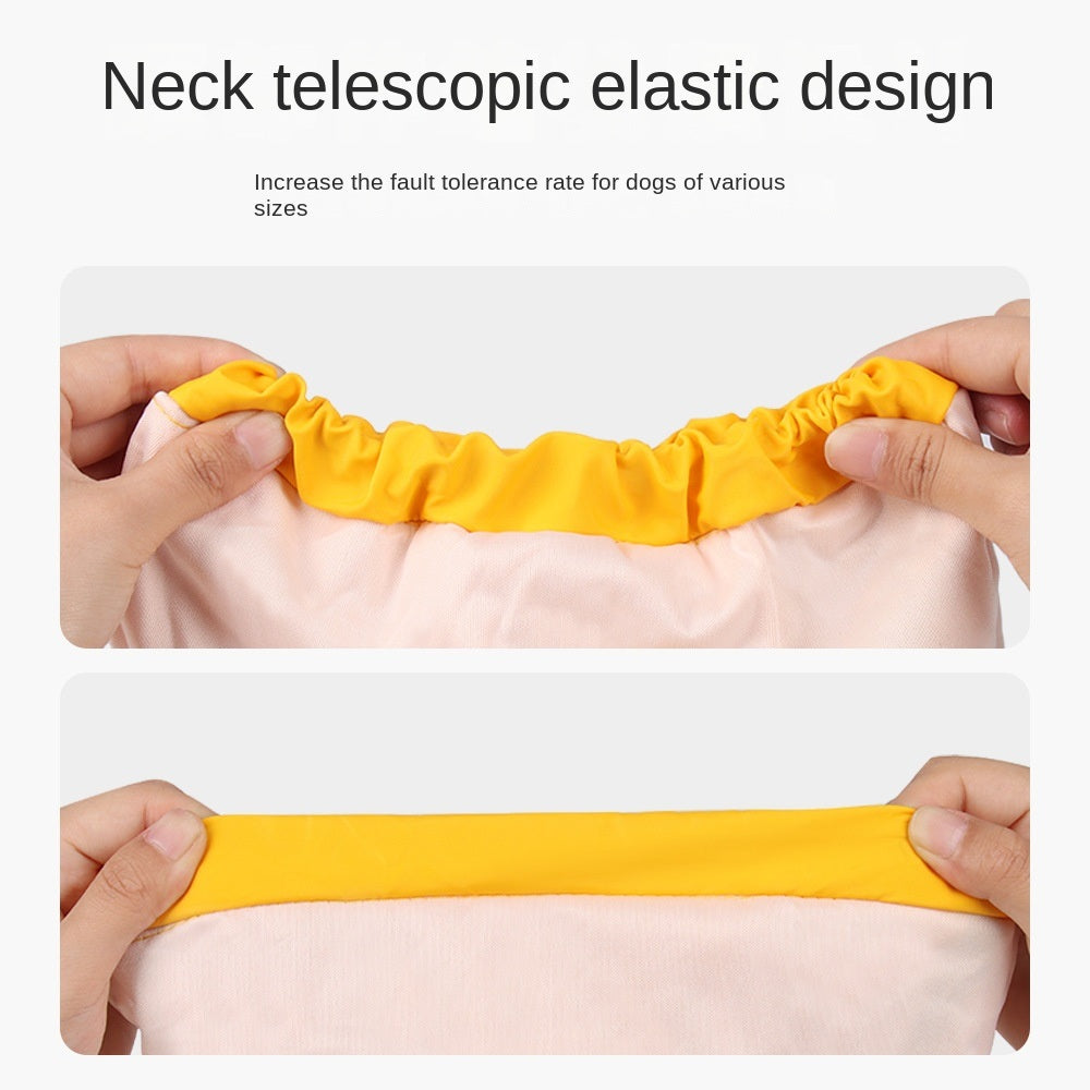 Reflective Windproof Hooded Raincoat Cloak for Dogs