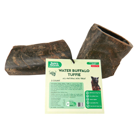 Water Buffalo Horn Tuffie - 100% Natural Treat & Chews for Dogs