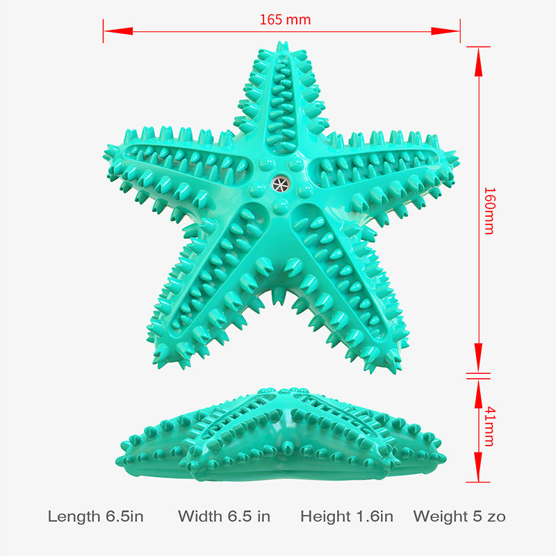 Sea Star Shaped Dental Dog Teeth Cleaning Toy