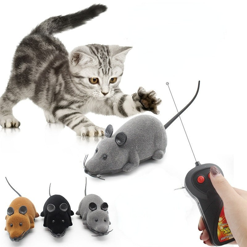 Remote Control Battery Mouse Toy for Cats