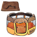 Lightweight Collapsible Dog Playpen - Orange