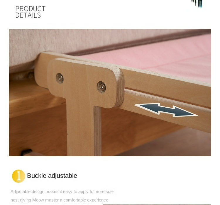 Window Sill and Bedside Lounging Perch for Cats