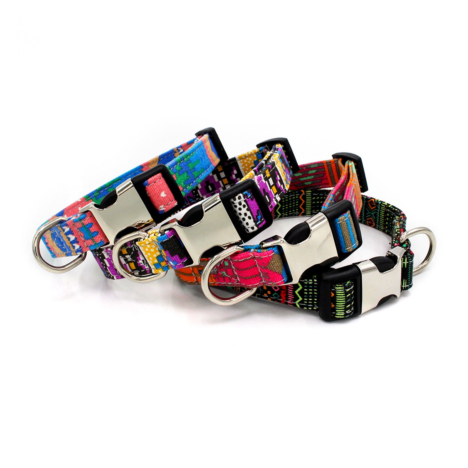 Dog Collars with Festive Colors and Fun Designs