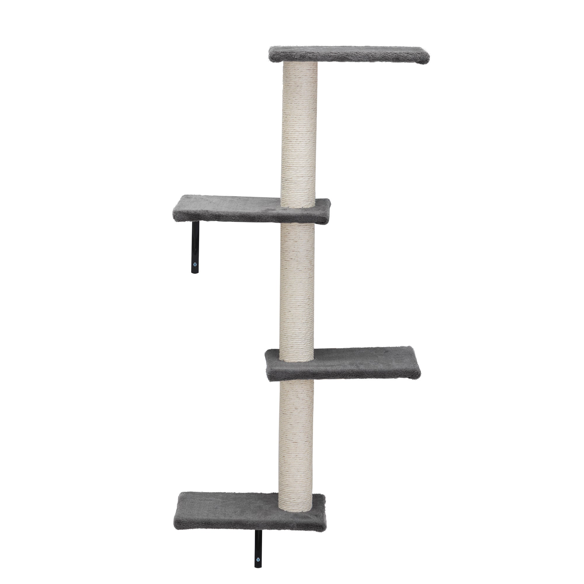 Wall Mounted Activity Tree with Scratching Post for Cats