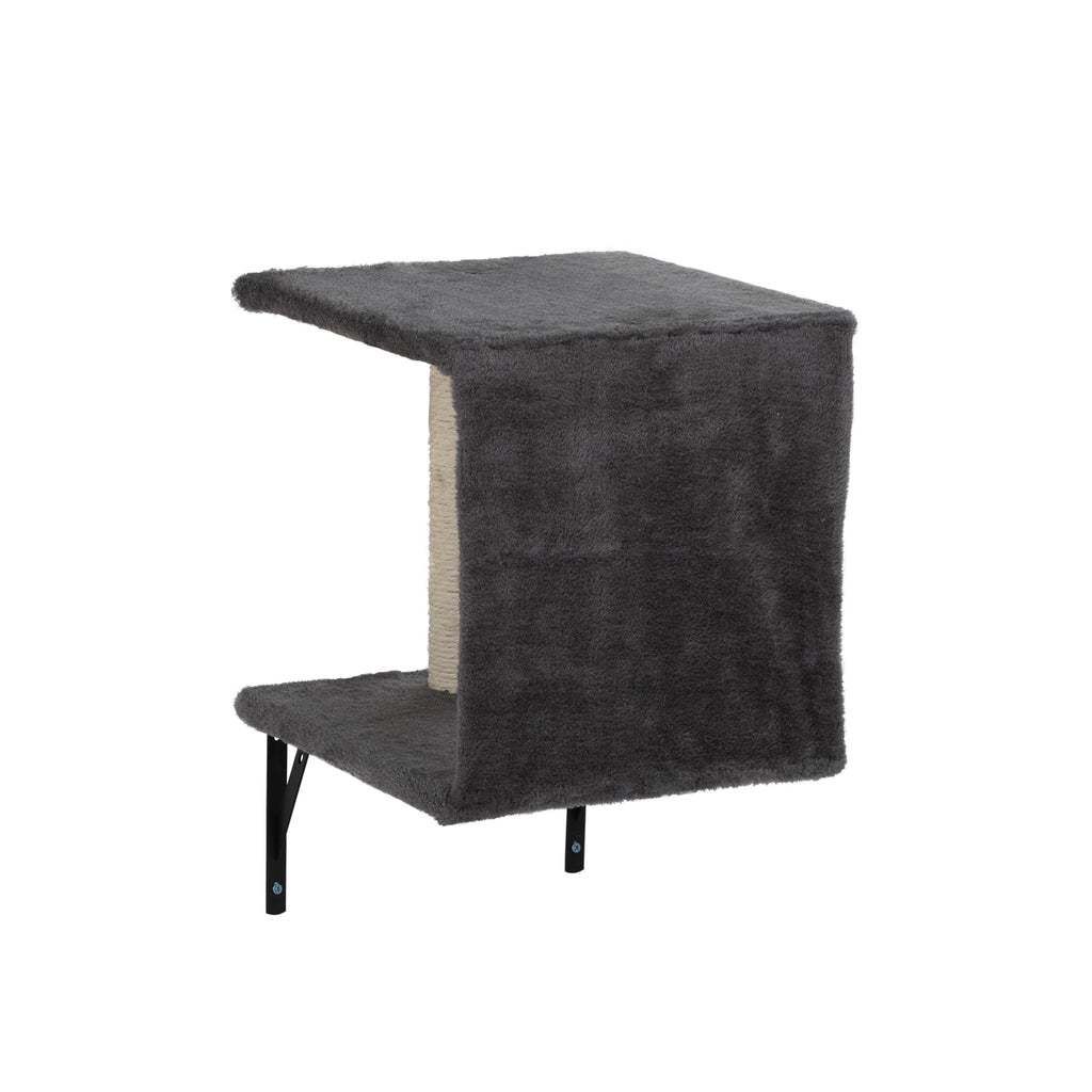 Wall Mounted Activity Tree with Scratching Post for Cats