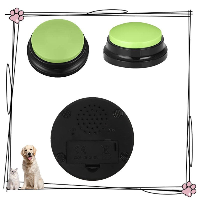 Talking Buttons with Voice Recording for Dogs and Cats