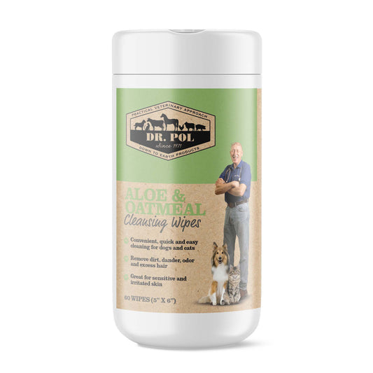 Dr. Pol's Aloe Oatmeal Wipes for Dogs and Cats