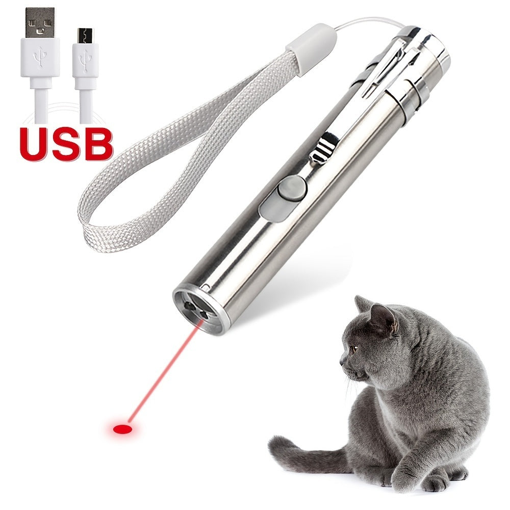 Rechargeable Laser Pointer Teaser Toy for Cats