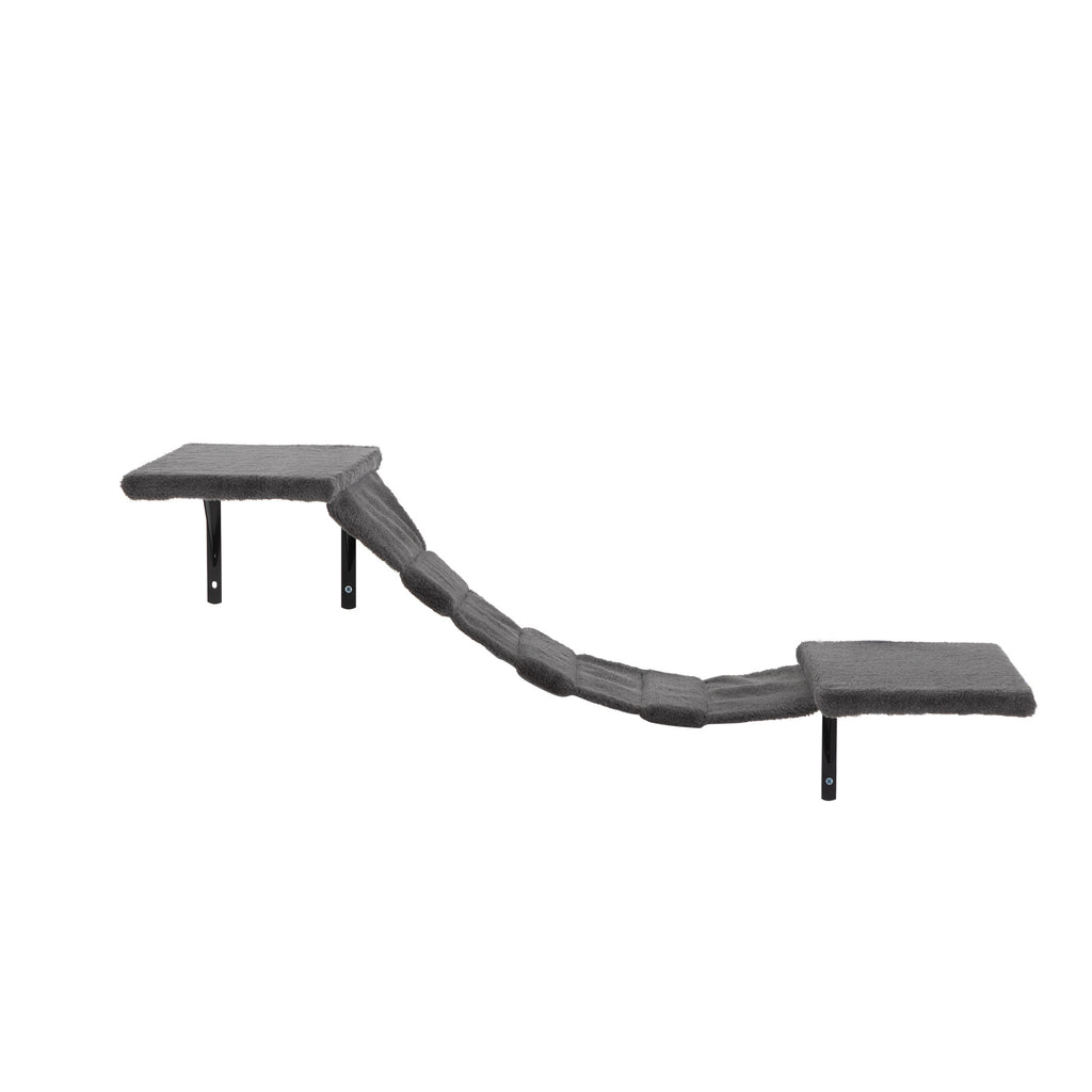 Wall Mounted Activity Tree with Scratching Post for Cats