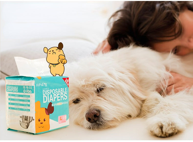 Disposable Small Dog Diapers for Males and Females