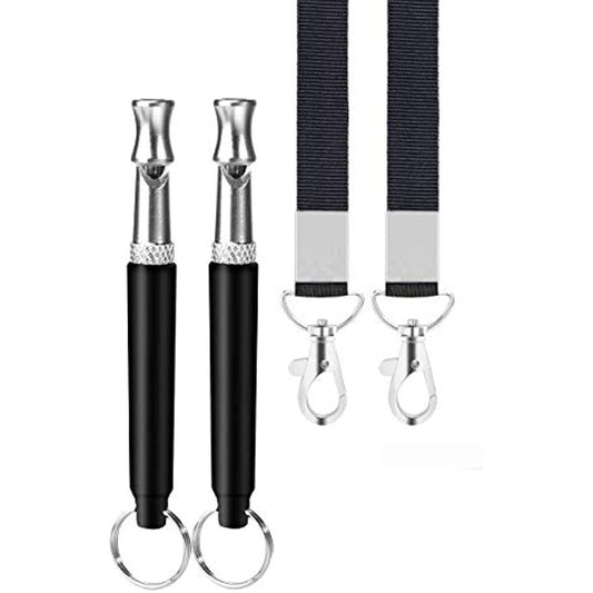 Adjustable Pitch Whistle for Dog Training 2 pack