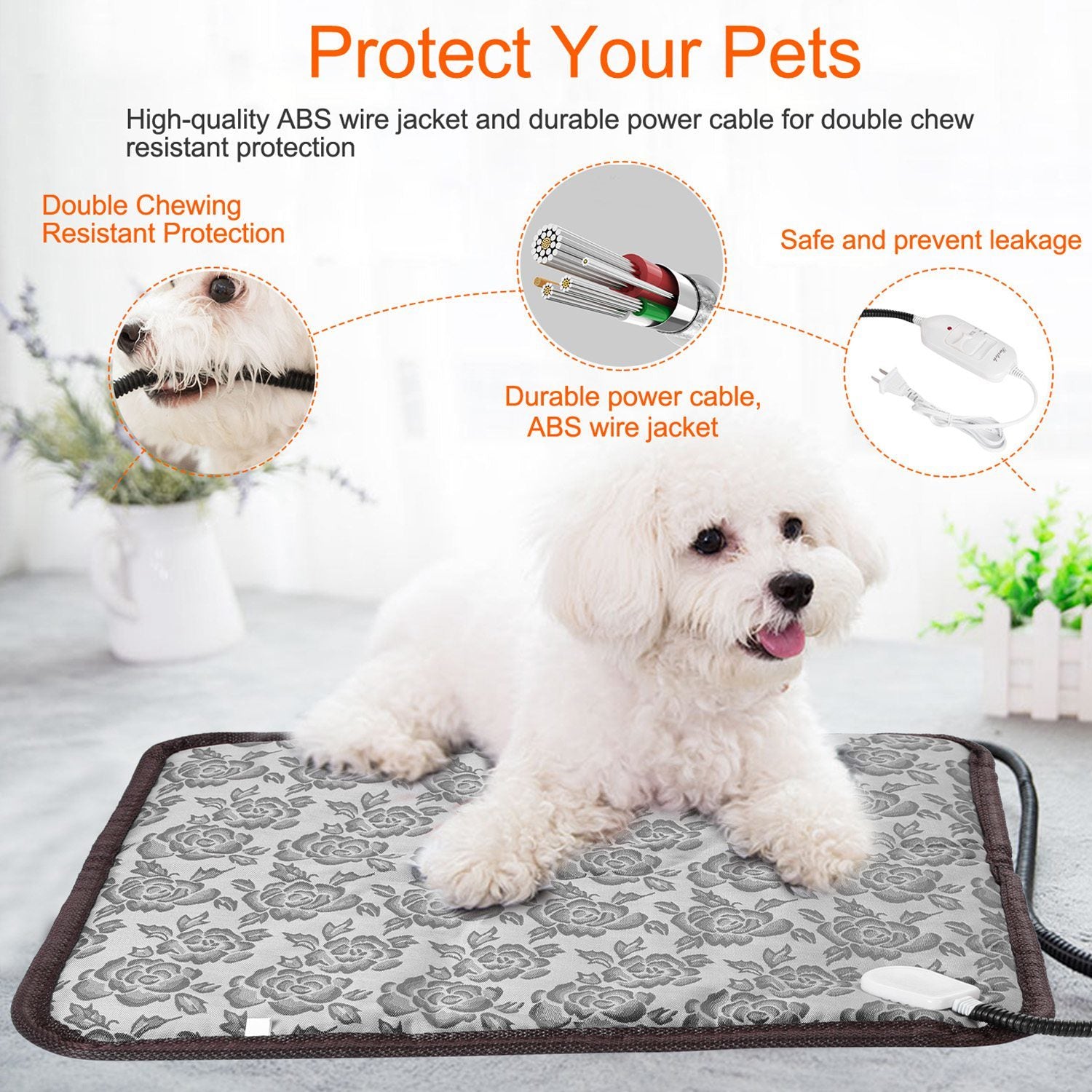 Waterproof Electric Warming Mat for Dogs and Cats