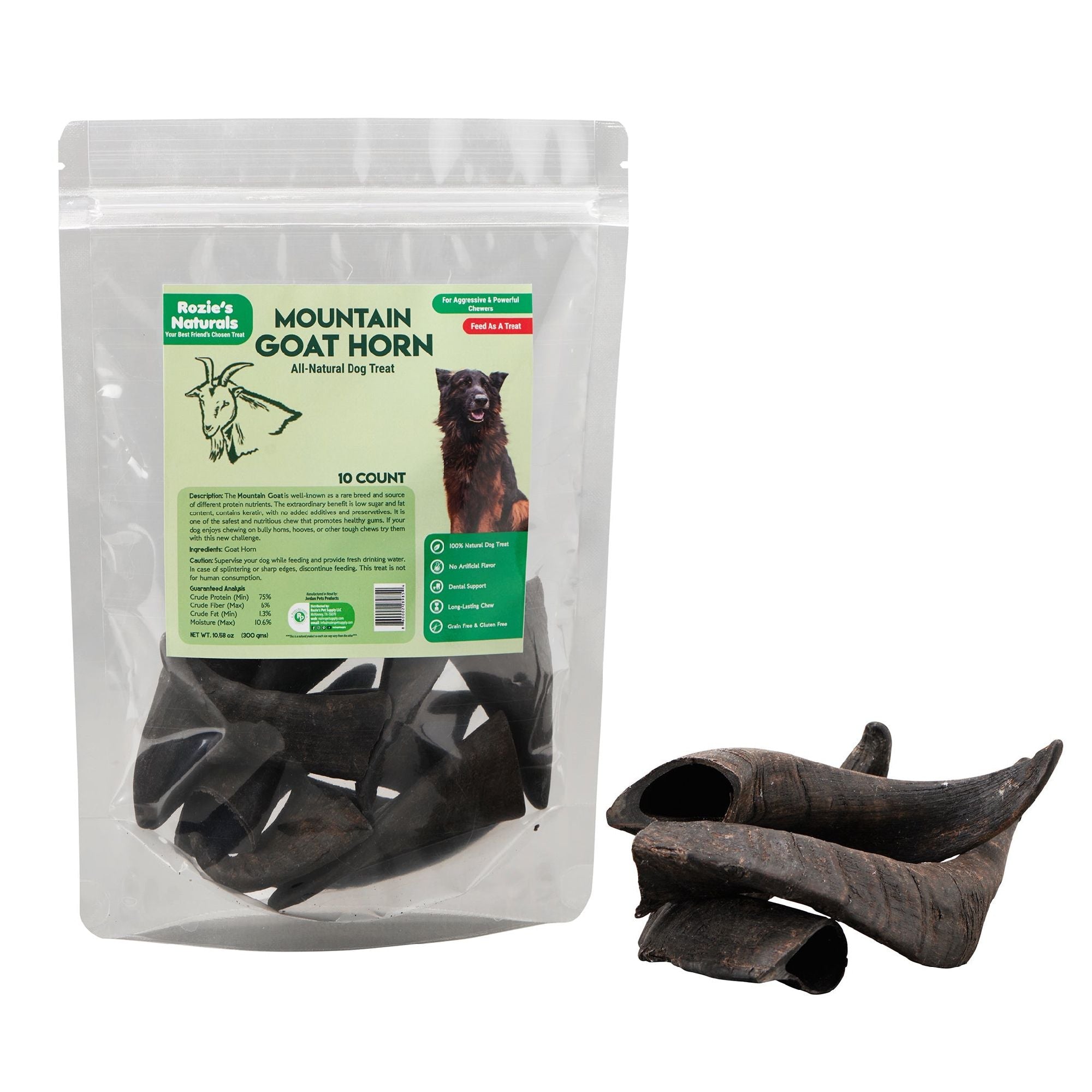 100% Natural Mountain Goat Horn Dog Chews