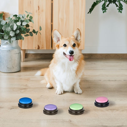 Talking Buttons with Voice Recording for Dogs and Cats