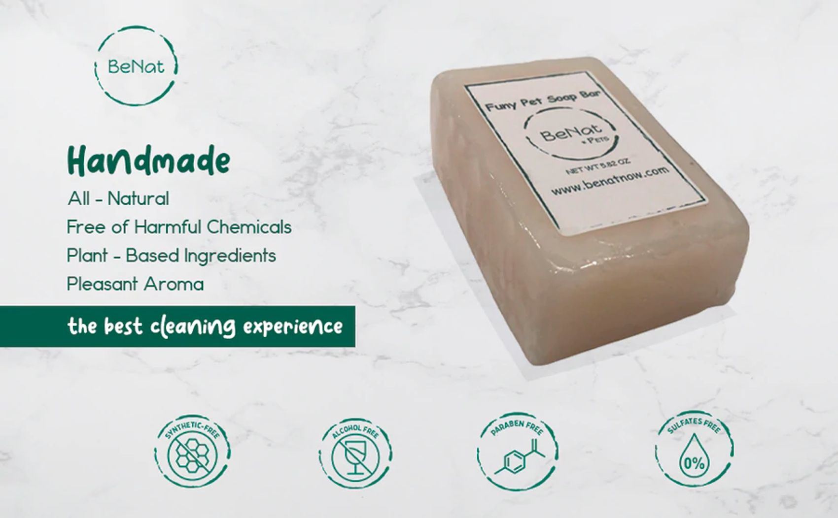 BeNat Pets 3-Pack Pet Grooming Bundle for Dogs