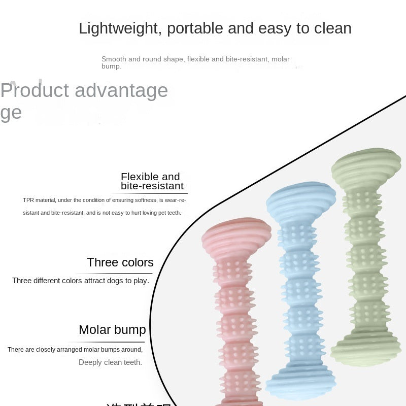 Doggie Flexible Dental Chew Toy - 2 pack