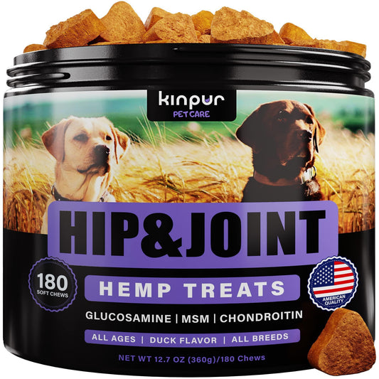 Kinpur - Glucosamine Hemp Oil for Hip and Joint Health - Duck