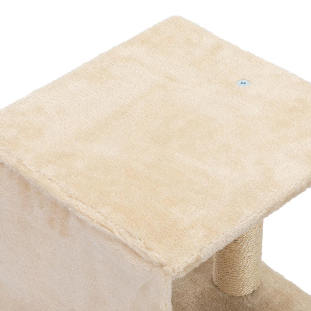 Wall Mounted Activity Tree with Scratching Post for Cats