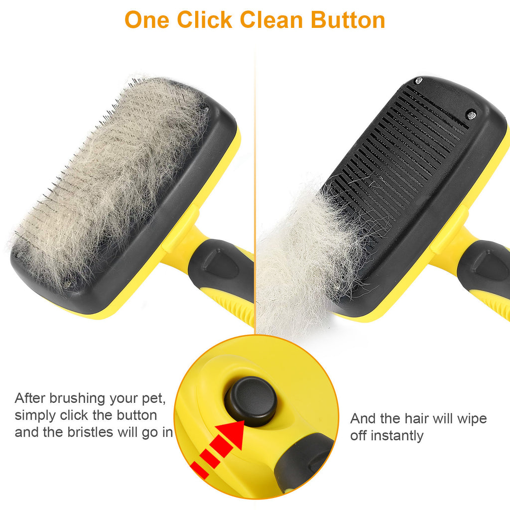 Self Cleaning Brush for Dog and Cat Grooming