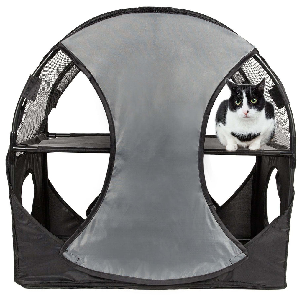 Pet Life - Kitty-Play Collapsible Cat Playhouse