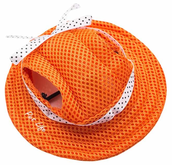 Pet Life Uv Protecting Adjustable Dog Hat