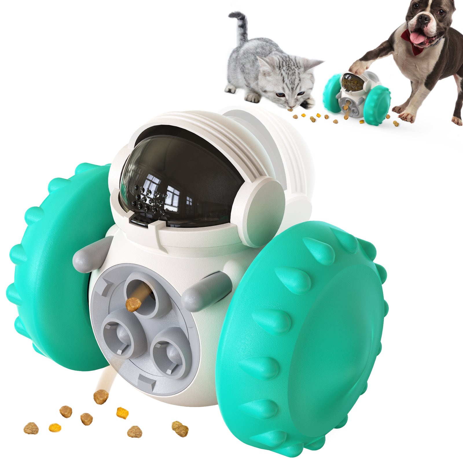 Tumbler Slow Feeder Toy for Dogs or Cats