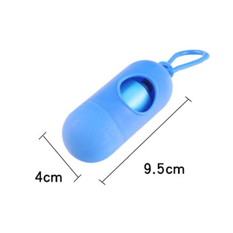 Dog Poop Bag Dispenser with 1 Roll of Bags