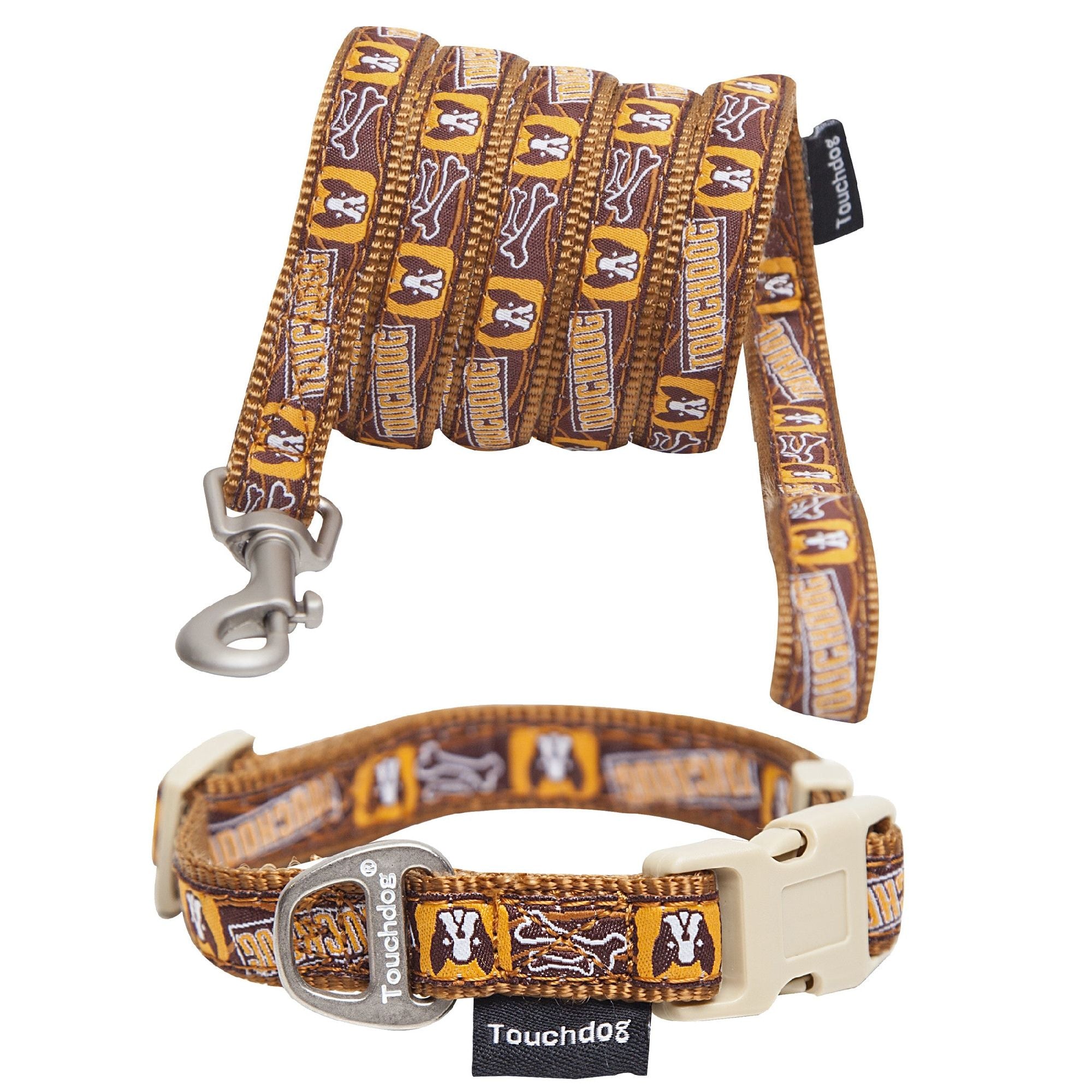 Embroidered Fashion Dog Leash And Collar Combination
