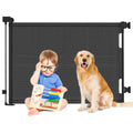 One-Handed Retractable Mesh Gate Barrier for Dogs
