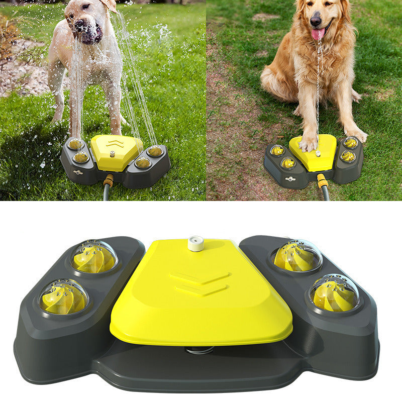 Paw Activated Drinking Fountain Sprinkler for Dogs