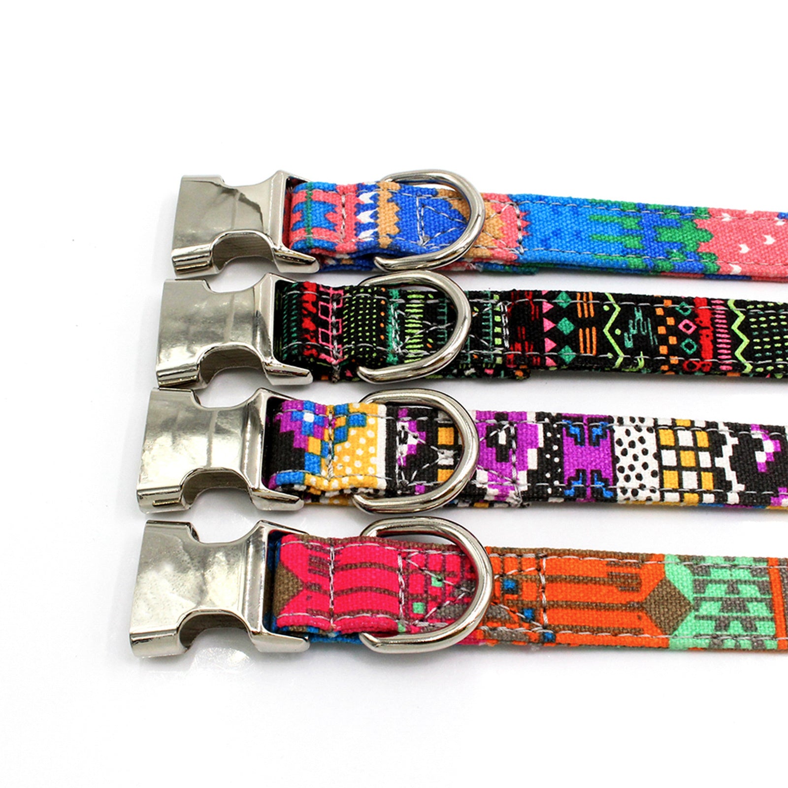 Dog Collars with Festive Colors and Fun Designs