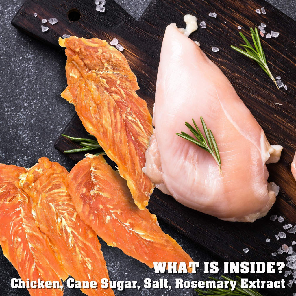 Natural Human Grade Organic Chicken Jerky Treats for Dogs