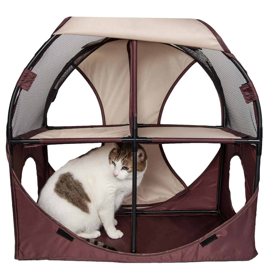 Pet Life - Kitty-Play Collapsible Cat Playhouse