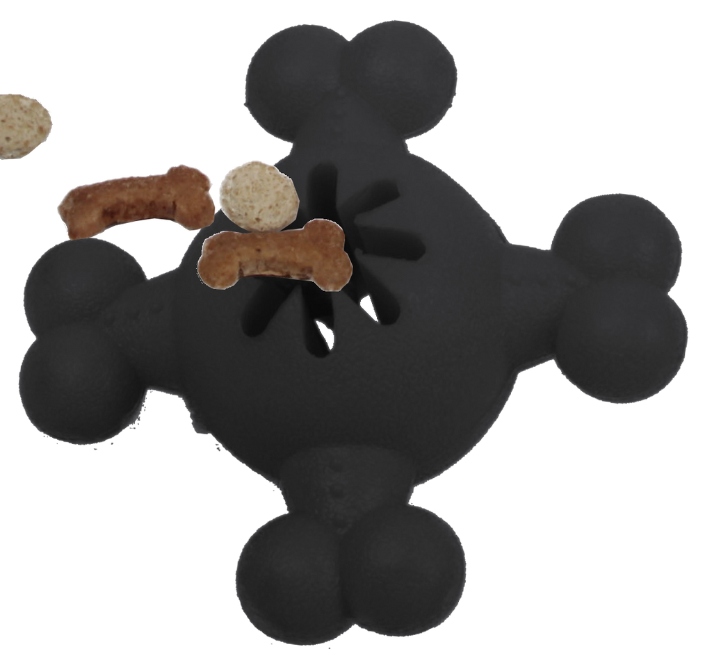 Pet Life Quadra-Bone Dog Chew Toy Treat Dispenser