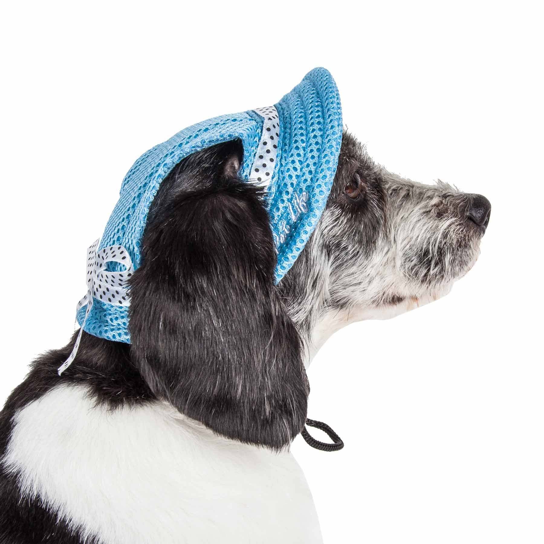 Pet Life Uv Protecting Adjustable Dog Hat