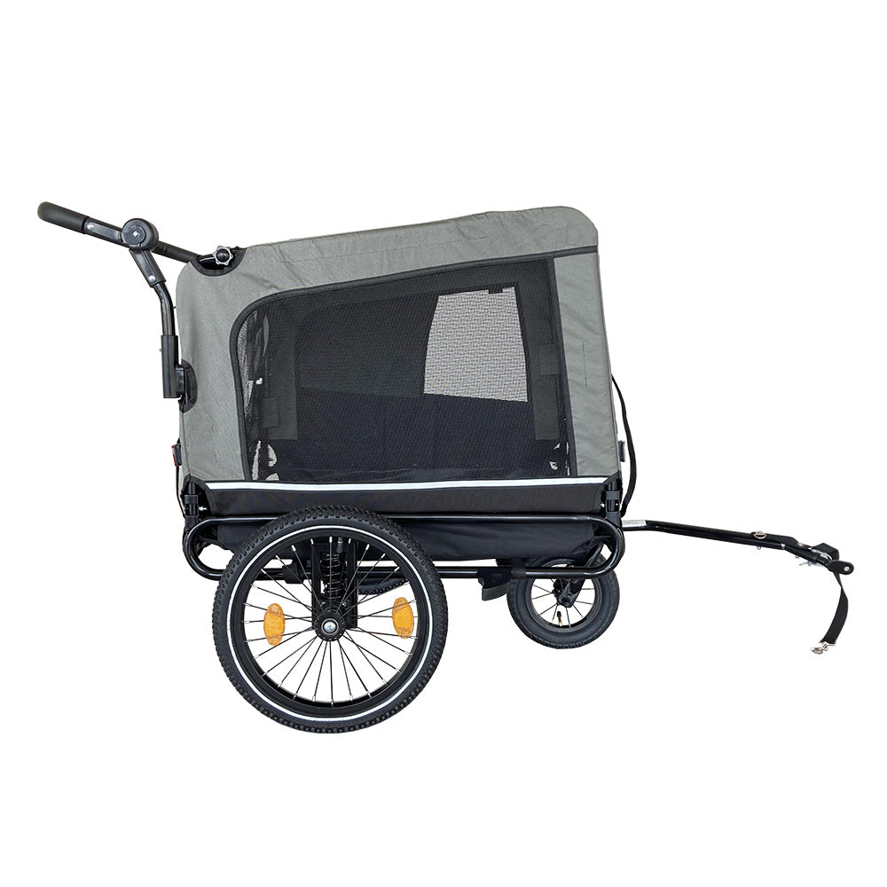 Heavy Duty Foldable Stroller Bicycle Trailer for Dogs