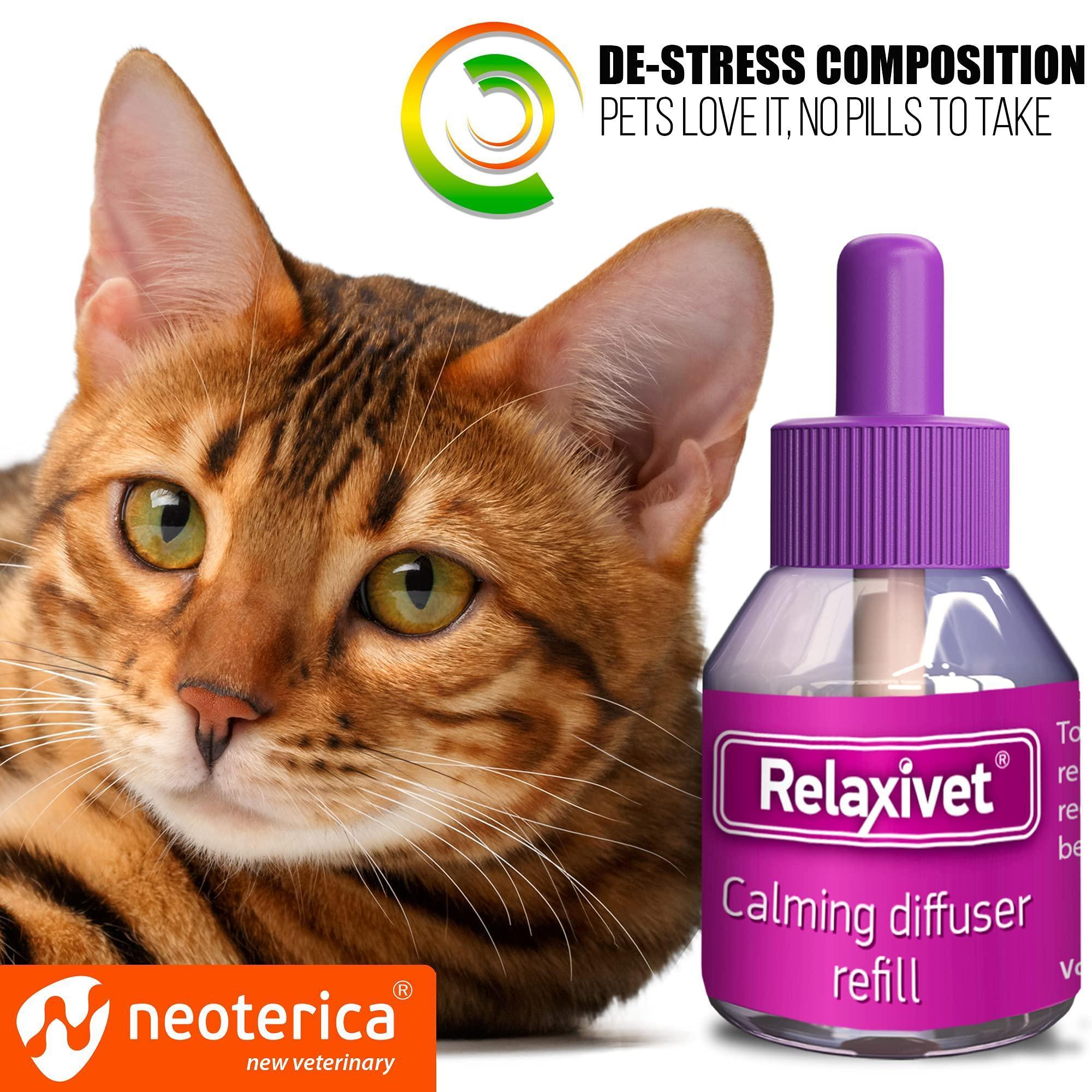 Calming Anti Anxiety Diffuser Refills for Cats - 6 pack