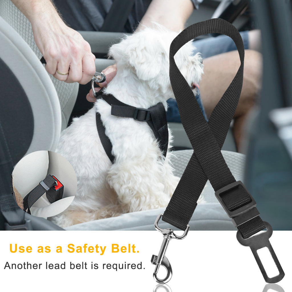Vehicle Dog Safety Seat Belt Leash 2 pack